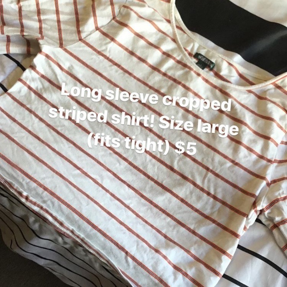 Long sleeve crop top! Brand new